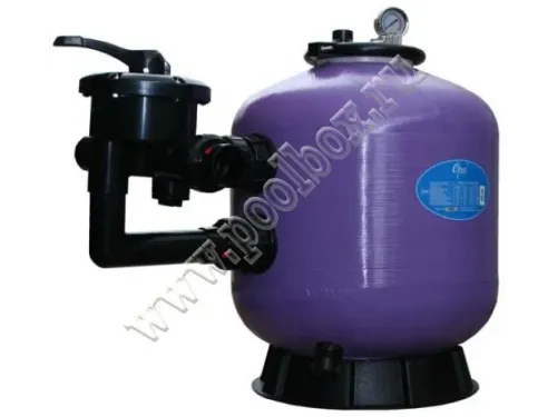 Фильтр (д. 700 мм., 2" ВР / 63 мм., 19-21 м3/ч, 210 кг., бок. соед.) Emaux S700 (B) (Opus)