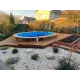 Бассейн ЛАГУНА овальный 6 х 3,5 х 1,25 м