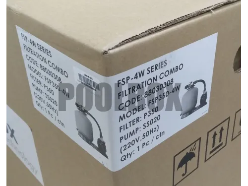 Фильтровальная установка (350 мм., 4,3 м3/ч, 0,28 кВт) (верх. подсоед.) Emaux FSP350-4W (Opus)