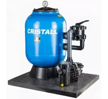 Фильтровальная установка (750 мм, 20 м3/ч, 1,32 кВт) (бок. подсоед.) Behncke Cristall D750