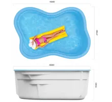 Композитный бассейн Флоран 4,08*2,70*1,55 м., Франмер