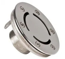 Форсунка возврата воды ФП.122.1 донная (универс.) д.120 мм. из нерж. стали AISI-304