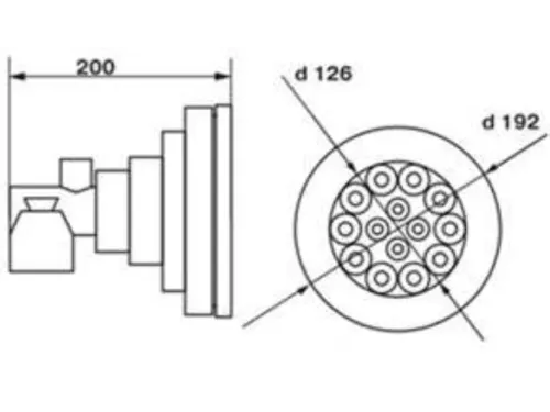 Форсунка  (плитка) Master-massage 30 м.куб./ч Waterway (210-7150)