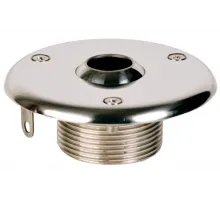 Форсунка возврата воды ФП.091.5 стеновая (плитка) д.95 мм. из нерж. стали AISI-304