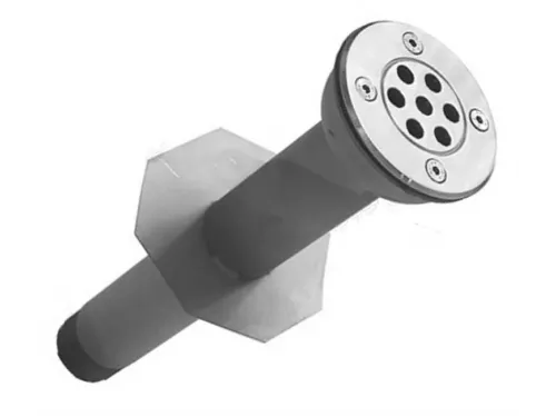 Форсунка возврата воды АТ 03.14M донная 300 мм. (универс.), из нерж. стали AISI-316, с прямой додачей