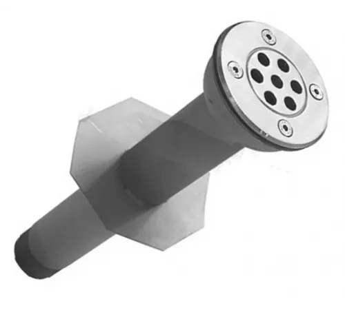 Форсунка возврата воды АТ 03.14 донная 300 мм. (универс.), из нерж. стали AISI-304, с прямой додачей