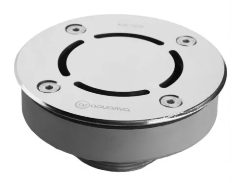 Форсунка возврата воды донная (плитка)  Aquaviva 2", AISI 304 (D120 мм)