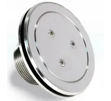 Форсунка возврата воды АТ 03.08.1M (3 винта) донная (плитка), из нерж. стали AISI-316, с боковой подачей