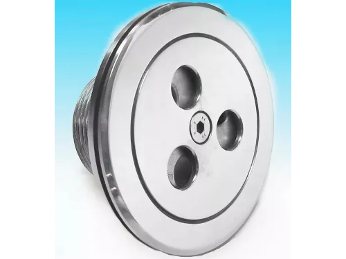 Форсунка возврата воды АТ 03.09 донная (плитка), из нерж. стали AISI-304, с комбинир. подачей