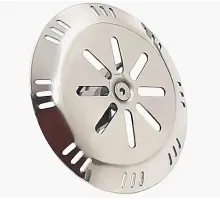 Форсунка возврата воды АТ 03,38 донная распорная (плитка) из нерж. стали AISI-304