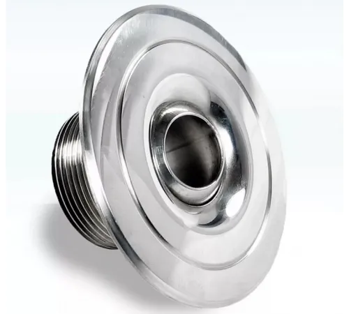 Форсунка возврата воды АТ 03.36 (1 1/2"НР) стеновая (плитка) из нерж. стали AISI-304