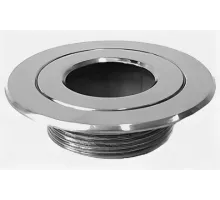 Форсунка возврата воды АТ 03,21 (40 мм. внутр., 1 1/2"НР) стеновая проходная (плитка) из нерж. стали AISI-304