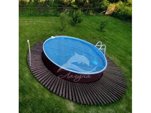 Круглый бассейн вкапываемый Гигабасс 5 х 1,5 м