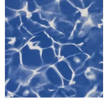 Пленка ПВХ (лайнер) (рулон 1,65*25 м.) HAOGENPLAST PRINT NEW GENERETION 1,5 мм. GALIT NG BLUE (светлый мрамор)