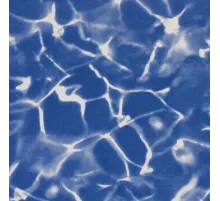 Пленка ПВХ (лайнер) (рулон 1,65*25 м.) HAOGENPLAST PRINT NEW GENERETION 1,5 мм. GALIT NG BLUE (светлый мрамор)