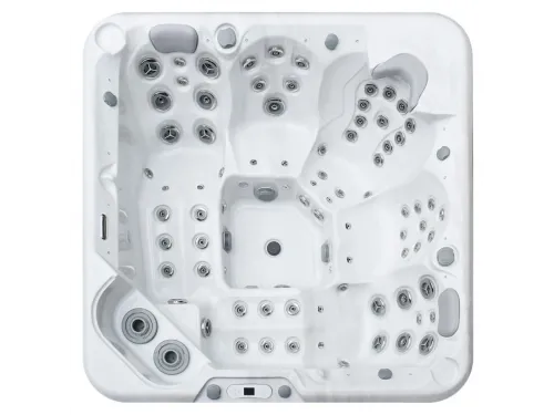 Гидромассажный СПА бассейн Dreamline-II 2200-II-DD-BPM (WiFi+MICROSILK) Brushedwalnut, 5 мест, 74+10 форсунок