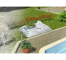 Технический приямок композитный 1,97*1,66*1,0 м. с крышкой "альпийская горка" Франмер