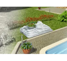 Технический приямок композитный 1,97*1,66*1,0 м. с крышкой "альпийская горка" Франмер