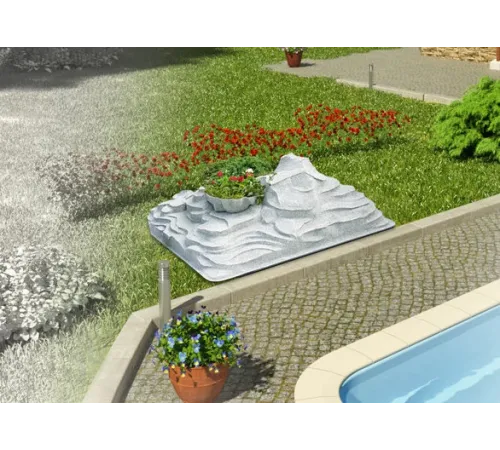 Технический приямок композитный 1,97*1,66*1,0 м. с крышкой "альпийская горка" Франмер