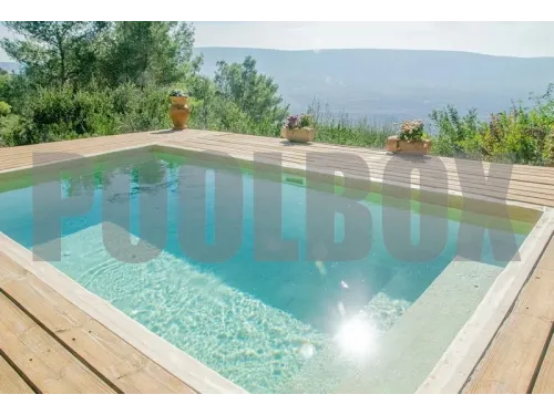 Пленка ПВХ (лайнер) (рулон 1,65*25 м.) HAOGENPLAST 3D LARCH 1,8 мм. NATURE