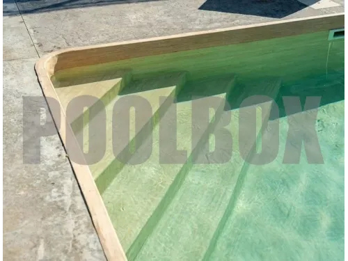 Пленка ПВХ (лайнер) (рулон 1,65*25 м.) HAOGENPLAST 3D LARCH 1,8 мм. NATURE