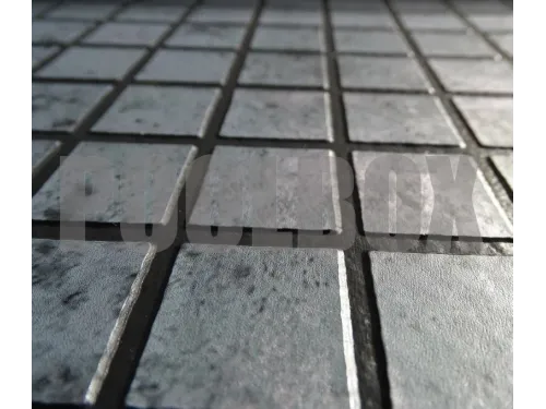 Пленка ПВХ (лайнер) (рулон 1,65*25 м.) HAOGENPLAST 3D MATRIX BLACK STRIPS 1,8 мм. Blue Black Strip