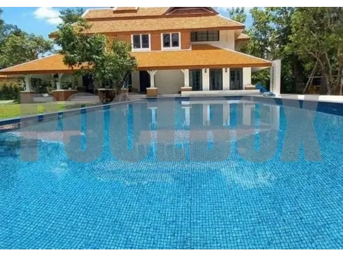 Пленка ПВХ (лайнер) (рулон 1,65*25 м.) HAOGENPLAST 3D MATRIX BLACK STRIPS 1,8 мм. Blue Black Strip