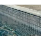 Пленка ПВХ (лайнер) (рулон 1,65*25 м.) HAOGENPLAST 3D MATRIX BLACK STRIPS 1,8 мм. Blue Black Strip