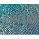 Пленка ПВХ (лайнер) (рулон 1,65*25 м.) HAOGENPLAST 3D MATRIX BLACK STRIPS 1,8 мм. Blue Black Strip