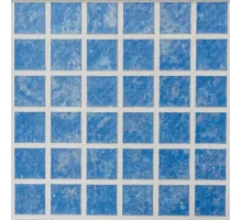 Пленка ПВХ (лайнер) (рулон 1,65*25 м.) HAOGENPLAST 3D MATRIX 1,8 мм. BLUE (галактика)