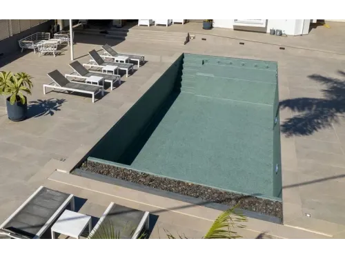 Пленка ПВХ (лайнер) (рулон 1,65*25 м.) HAOGENPLAST 3D STONE FLEX 1,65 мм. FOREST