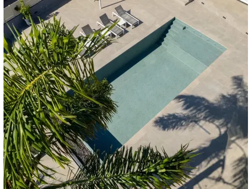 Пленка ПВХ (лайнер) (рулон 1,65*25 м.) HAOGENPLAST 3D STONE FLEX 1,65 мм. FOREST