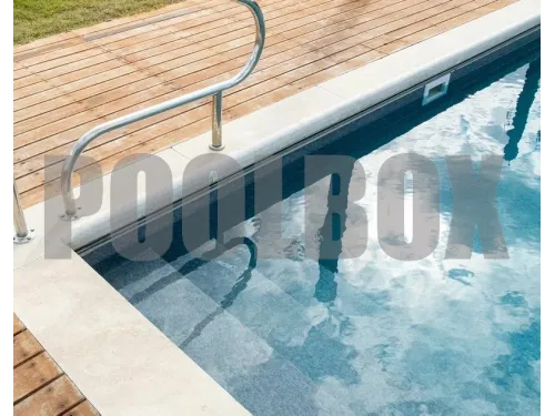 Пленка ПВХ (лайнер) (рулон 1,65*25 м.) HAOGENPLAST 3D STONE FLEX 1,65 мм. CONCRETE (серый)