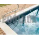 Пленка ПВХ (лайнер) (рулон 1,65*25 м.) HAOGENPLAST 3D STONE FLEX 1,65 мм. CONCRETE (серый)