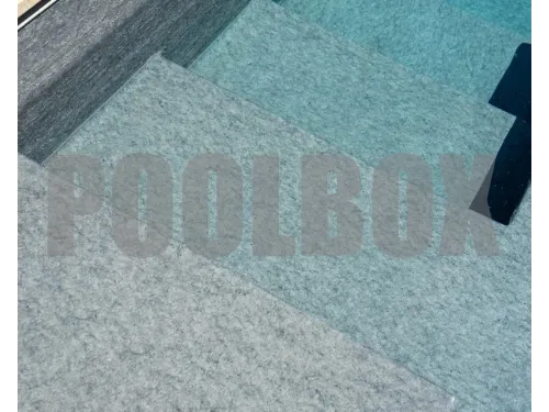 Пленка ПВХ (лайнер) (рулон 1,65*25 м.) HAOGENPLAST 3D STONE FLEX 1,65 мм. CONCRETE (серый)