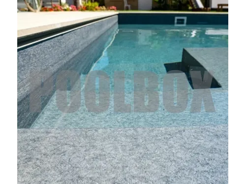 Пленка ПВХ (лайнер) (рулон 1,65*25 м.) HAOGENPLAST 3D STONE FLEX 1,65 мм. CONCRETE (серый)