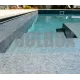 Пленка ПВХ (лайнер) (рулон 1,65*25 м.) HAOGENPLAST 3D STONE FLEX 1,65 мм. CONCRETE (серый)