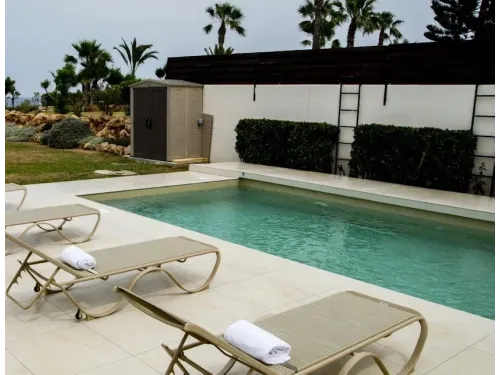 Пленка ПВХ (лайнер) (рулон 1,65*25 м.) HAOGENPLAST 3D STONE FLEX 1,65 мм. JASPER SAND (песочная-яшма)