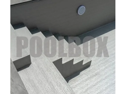 Пленка ПВХ (лайнер) (рулон 1,65*25 м.) HAOGENPLAST 3D STONE FLEX 1,65 мм. PEARL (перламутровый)