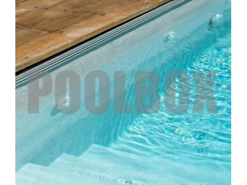 Пленка ПВХ (лайнер) (рулон 1,65*25 м.) HAOGENPLAST 3D STONE FLEX 1,65 мм. PEARL (перламутровый)