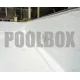 Пленка ПВХ (лайнер) (рулон 1,65*25 м.) HAOGENPLAST 3D STONE FLEX 1,65 мм. ROYAL (белый мрамор)