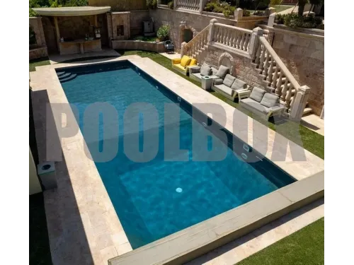 Пленка ПВХ (лайнер) (рулон 1,65*25 м.) HAOGENPLAST 3D STONE FLEX 1,65 мм. SLATE