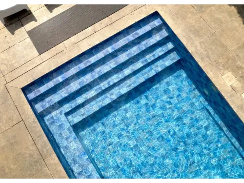 Пленка ПВХ (лайнер) (рулон 1,65*25 м.) HAOGENPLAST 3D STONE TILE 1,65 мм. Marime