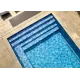 Пленка ПВХ (лайнер) (рулон 1,65*25 м.) HAOGENPLAST 3D STONE TILE 1,65 мм. Marime