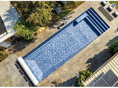 Пленка ПВХ (лайнер) (рулон 1,65*25 м.) HAOGENPLAST 3D STONE TILE 1,65 мм. Marime