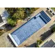 Пленка ПВХ (лайнер) (рулон 1,65*25 м.) HAOGENPLAST 3D STONE TILE 1,65 мм. Marime