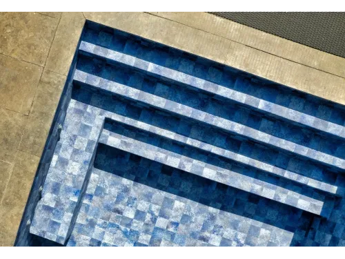 Пленка ПВХ (лайнер) (рулон 1,65*25 м.) HAOGENPLAST 3D STONE TILE 1,65 мм. Marime