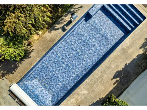 Пленка ПВХ (лайнер) (рулон 1,65*25 м.) HAOGENPLAST 3D STONE TILE 1,65 мм. Marime