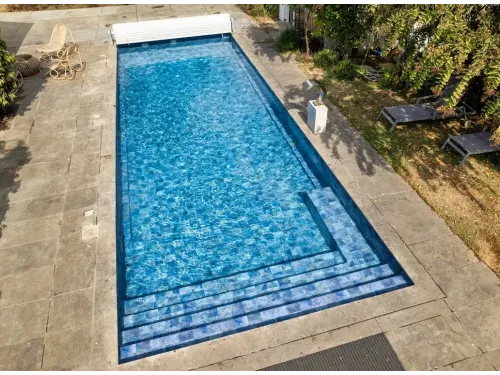 Пленка ПВХ (лайнер) (рулон 1,65*25 м.) HAOGENPLAST 3D STONE TILE 1,65 мм. Marime