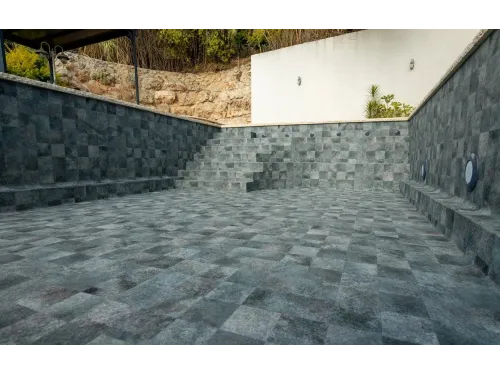 Пленка ПВХ (лайнер) (рулон 1,65*25 м.) HAOGENPLAST 3D STONE TILE 1,65 мм. Tropic